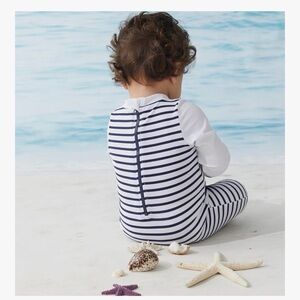 UMELOK Baby UPF 50+ Sun Protection One Piece Rashguard Swimsuit  Size 0-3 Mths